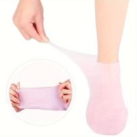 2 PCS Calcetines De Silicona Para Mujer Calzado De Hidratación Para Pies Secos Y Con Callos Cuidado De Los Pies Con Gel Suave - details 2