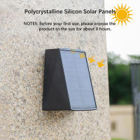 Lámpara De Pared Solar LED Para Exterior Impermeable Iluminación Atmosférica Decorativa Para Jardín Paseo Porche Balcón Camping Moderna - details 2