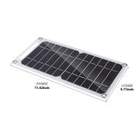 Kit Solar 10W 5V Panel Solar Flexible Para Recarga De Móvil Al Aire Libre Carcaj De Sol Para Baterías Portátil Y Teléfonos Móviles - details 6