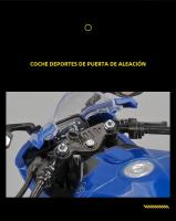 Modelo De Motocicleta Yamaha YZF-R1M a Escala 1/12 En Aleación De Zinc Simulación De Metal Para Colección Y Decoración Juguete Para Niños - details 5