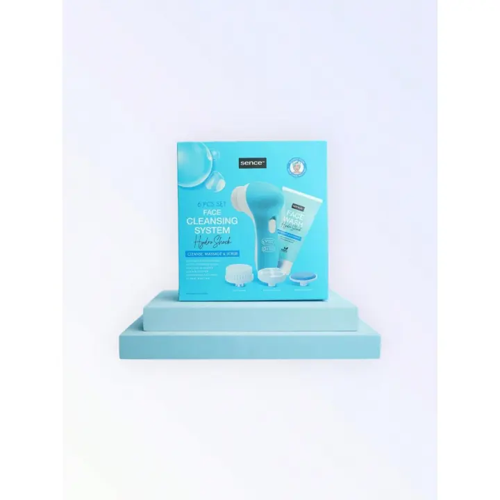 Everlyx - Set de Cuidado Facial - 6 PCS con Tecnología Avanzada Hidroeléctrica - Dispositivo Multifuncional con Accesorios y Carga Rápida - Ideal para una limpieza profunda, hidratación y rejuvenecimiento de la piel - Fácil de usar, portátil y eficiente. - 1