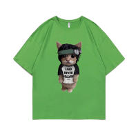 Camiseta Hombre Algodón 100% Chief Keef Kitty Lead Never Follow Estampado Camiseta Gráfica Casual Manga Corta Estilo Hip Hop - details 11