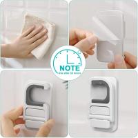 Broom & Mop Pinzas Autoadhesivas Sin Perforación Super Antideslizante Broom y Dustpan Hanger Montaje En Pared Mopas Rakes Holder 3 Unids - details 1
