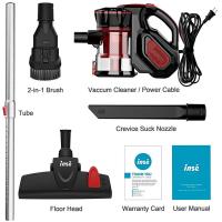 INSE I5 Aspiradora Vertical con Cable 6 en 1, 600W, Potente 18 kPa, sin Bolsa, con Contenedor de Polvo de 1000 ml, Cable de 6 m, Sistema de filtración ciclónica super eficiente [Clase de eficiencia energética A+++ ] - details 7