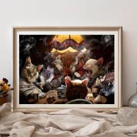 Rompecabezas De Papel Para Adultos 500 Piezas Tamaño 46*28CM Con Dibujos De Gatos Decoración Para El Hogar Y Regalo De Fiestas Juego De Mesa - details 2