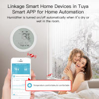 Sensor De Temperatura Y Humedad Moes Con Pantalla LCD Control Remoto ZigBee Hub Gateway Tuya Smart Para El Hogar Inteligente - details 9