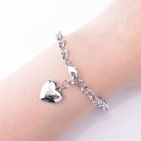Pulsera De Corazón De Plata De Ley 925 Para Mujer Joyería De Moda Noble Para Fiesta Y Boda Regalo De Vacaciones - details 1