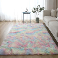 Alfombra De Tela Suave Y Tirada Para Sala De Estar Y Dormitorio Antideslizante Decorativa De Velours Alfombra Para Niños - details 1