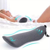 Almohada De Espuma De Memoria Ortopédica Para Alivio Y Soporte Lumbar Ideal Para Dormir De Lado Embarazo Y Maternidad - details 0