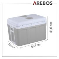 AREBOS Termoeléctricas coche caja 40 L fría mantener la caja caliente 12V 230V - details 13