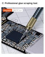 XZZ D004 Herramienta De Reparación De Hoja De Acero Para Quitar Pegamento En Knives IC Chip Phone NAND Hard Drive Pry Handle Edge - details 8