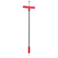 vidaXL Eliminador de Malas Hierbas Rascador Aluminio Anodizado Rojo Plateado Modelo Modelo 1, Modelo 2 - details 0