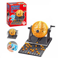 Juego de Bingo Infantil con Ruleta Manual - Incluye 90 bolas numeradas  Juguete educativo para sorteos y premios en fiestas - details 0