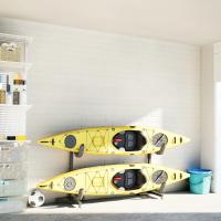 vidaXL Soporte para 2 kayaks acero 250x57x127,5 cm - details 2
