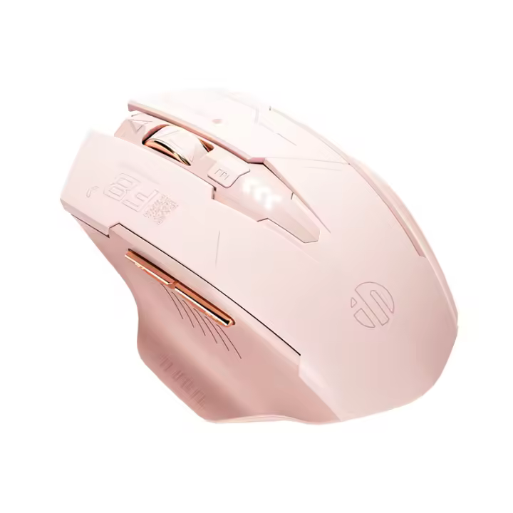 Ratón Inalámbrico INPHIC F8 Para Niñas Con Recarga USB Ergonómico Y Luz Sonido Comodidad 2.4G Portátil Ajuste DPI - 1