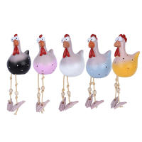 Decoración De Jardín De Resina En Forma De Pollo Divertido Estatua De Hen Y Gallina Para Casa Patio Jardín Decoraciones Rurales - details 4