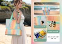 Bolso Playa Grande 26L Familiar, Tote Bolsa Malla Termica, Duradera Bolsa Termica Playa con Cremallera, Bolso para Playa Viaje Compras Camping Vacaciones Juguetes - details 0
