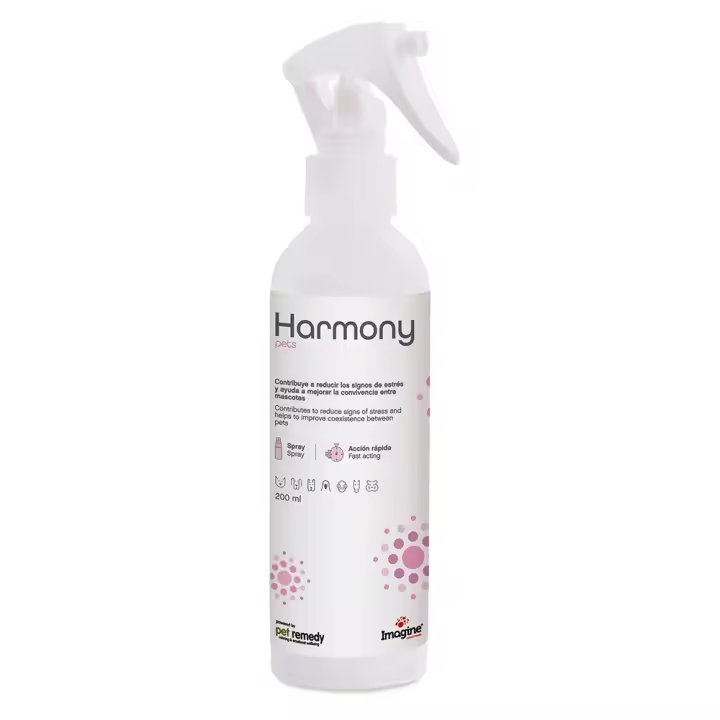 Harmony Pets spray 200 ml producto natural que ayuda a reducir el estrés y mejorar la convivencia entre mascotas Urano - 1