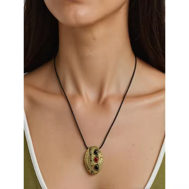 Collar Boho Chic Verano  - Minimalista & Versátil para Día y Noche - Estilo Hippie Chic - Accesorio de Moda para Playa, Oficina y Fiesta - 1