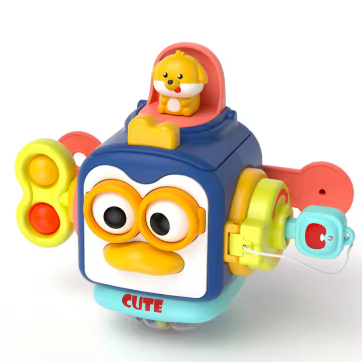 Juguetes Montessori para niños de 1 año, juguetes sensoriales para niños de 1 A 3 años, Cubo de Actividades para Viajes, Educativos PARA EL Sprendizaje de habilidades motoras. - 1