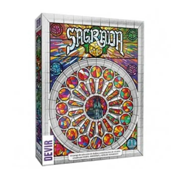 Juego de Mesa Devir Sagrada - Vidrieras únicas y Dados Coloridos - 1