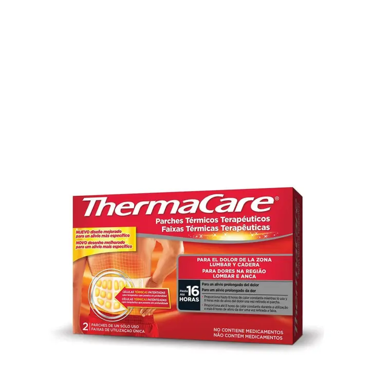 Thermacare parches lumbar y cadera 2 unidades - 1