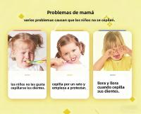 Cepillo De Dientes Eléctrico Para Niños En Forma De U De Silicona Automático Sonic 360 Grados Cepillo Inteligente Para Niños - details 1