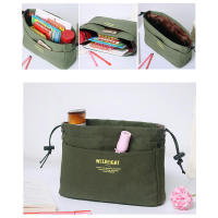 Bolsa De Almacenamiento Portátil De Lona Con Cierre De Cordón Multicausa Para Viajes Organizador Ecológico De Banda Interior - details 10