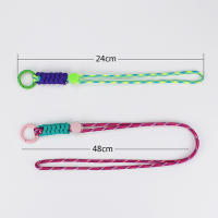 Lanyard Ajustable De Correa Corta Para Teléfono Móvil Cadena De Teléfono Multifuncional Antipérdida Para Adultos De Algodón Unisex - details 6