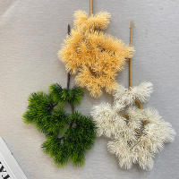 Planta Artificial De Ciprés Pino Plástico Para Escritorio Jardín Miniatura Árbol Con Ramas Para Decoración De Interiores - details 2