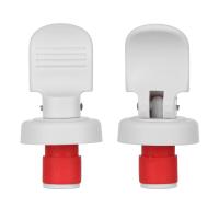 5pcs Tapón De Botella De Vino Ecológico De Plástico Y Silicona Para Refrigeración Y Almacenamiento Tapón De Champán Tapa De Decantador - details 9