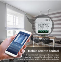 Interruptor Inteligente De Cortina WiFi Tuya Control Remoto Smart Life APP Alexa Google Home Motor Para Rollos Y Ventanas - details 3