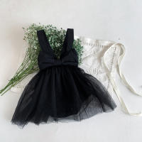 Bailarina Romper Para Bebés Niñas 0-2 Años Vestido De Malla Con Gran Lazo Traje De Baile Princesa Estilo Activo Ropa De Verano - details 16