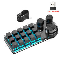 Teclado Mecánico RGB Personalizable Con 15 Teclas Y 3 Botones Para Hotswap Macro Para Photoshop Y Gaming Teclado Numérico Multifuncional Inalámbrico Romoral - details 9