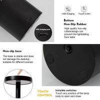 Lámpara De Mesa Moderna LED Recargable Táctil Con 3 Colores Para Decoración De Habitación Restaurante Bar Lámpara Atmosférica - details 5