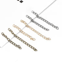 Cadena De Extensión De Acero Inoxidable De 5cm Para Collar Y Pulsera Gold DIY Joyería Hecho a Medida Cadena De Cola De Suplemento - details 4