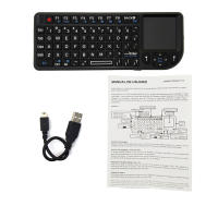 Teclado Inalámbrico 2.4G RF Con Touchpad Ratón 3 En 1 Portátil Para PC Notebook Smart TV Box Klawiatura Handheld with Touchpad Mouse for PC Notebook Smart TV Box - details 13