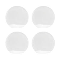 Tope de Puerta transparente, soporte de Puerta acrílico suave para evitar impactos, Tope de Puerta de suelo para dormitorio, oficina, Hotel, 4 Uds. - details 0
