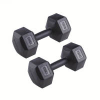 Juego de 2 mancuernas hexagonales con revestimiento de vinilo, de 2,5 a 10 kg, para culturismo y fitness, para hombres en el gimnasio en casa. - details 6