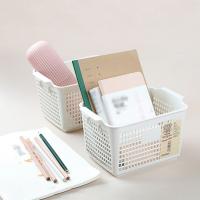 Cesta De Almacenamiento Para Escritorio Ecológica De Plástico Para Snacks Juguetes Y Artículos Domésticos Caja De Almacenamiento Para Cocina Baño Sala De Estar - details 6