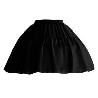 Falda De Tul Rizada Corta Para Mujeres Y Niñas En Color Sólido Y Voluminosa Falda De Tul Flotante Media Slip Prom Crinolina Sin Anillo - details 1