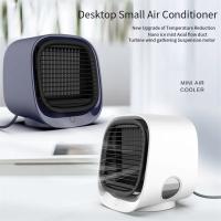 Aire acondicionado, enfriador de aire, nuevo aire acondicionado de escritorio mejorado, enfriador de aire portátil con ventilador de agua helada, mini aire acondicionado personal - details 2