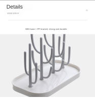 Rack De Secado Para Botellas De Alimentación De Bebé Soporte Para Tetinas Y Copas De Bebida Organizador De Almacenamiento Y Secado De Plástico Para 0-24 Meses - details 4