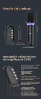 Micrófono De Karaoke DS-K2 Compañero Bluetooth 5.3 Con Luz RGB Y Sistema De Mezcla DSP Para Altavoces Conexión Inalámbrica Para Canto En KTV Y Coche - details 14