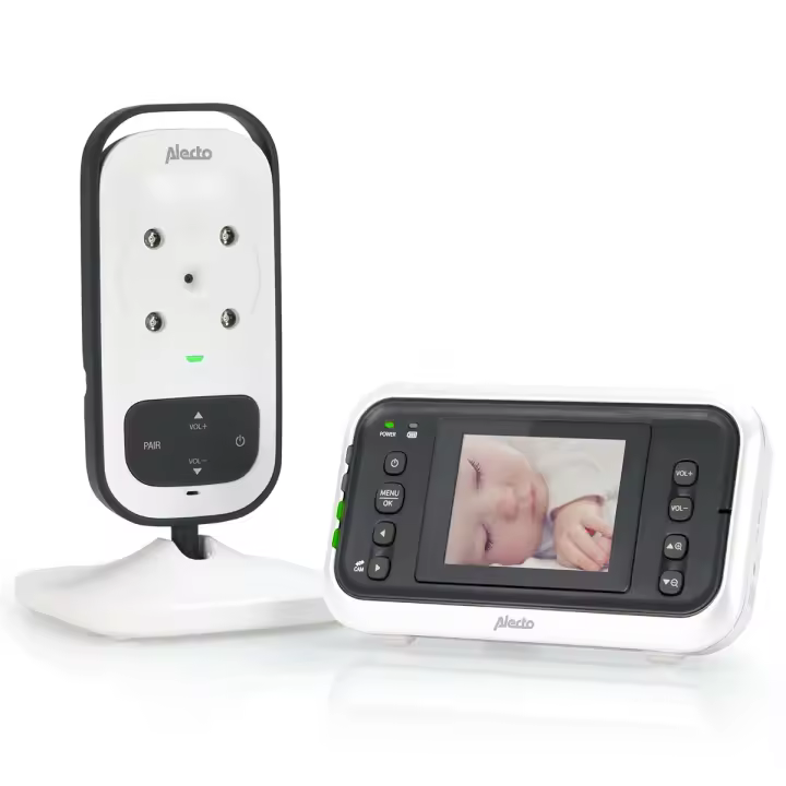 Dvm-75 videovigilabebés con pantalla a color de 2,4" blanco/antracita - 1