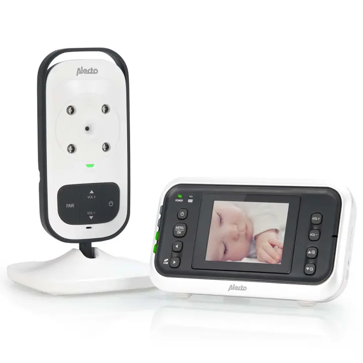 Dvm-75 videovigilabebés con pantalla a color de 2,4" blanco/antracita - 1