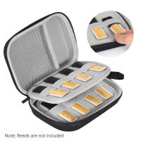 Estuche Portátil Para Cañas Muspor Para Clarinete Y Saxofón Capacidad De Almacenamiento Para 20Pcs Impermeable Y Con Holder De Transporte - details 3
