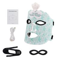 Máscara Facial De Silicona LED 3D Con Terapia De Luz Roja Para Belleza Y Cuidado De La Piel 7 Colores Reparación Y Blanchimente Sin Cable - details 21