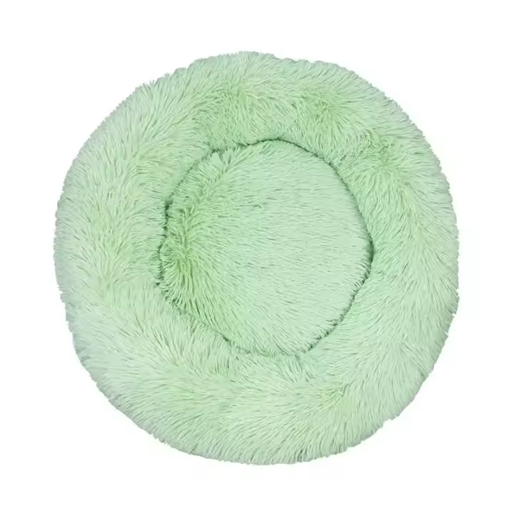 Cama para gatos, cojín suave, lavable para perros y gatos (verde fruta, 40 cm), Sunny - 1