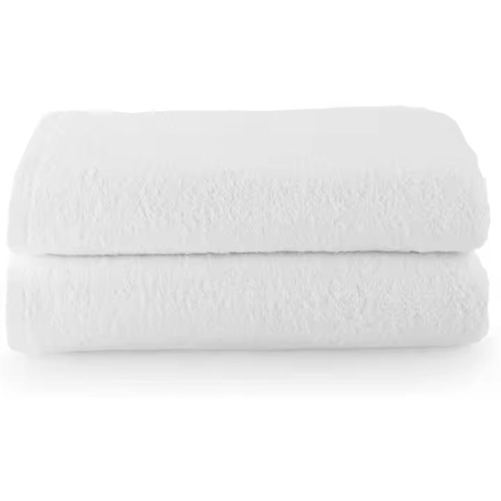 Top Towel - Plus - Toallas de baño Grandes - Toallas baño - 2 Toallas de Ducha - 100x150 cms Algodon 100% - Blanco - 1